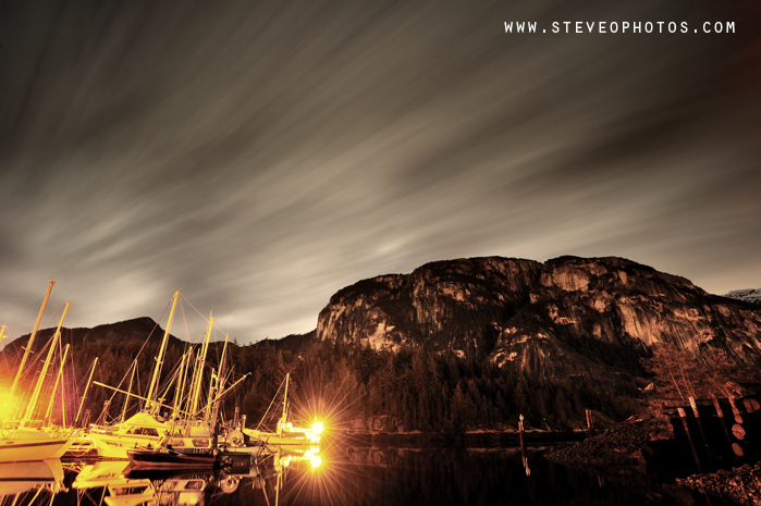 Moonlight on the Squamish chief